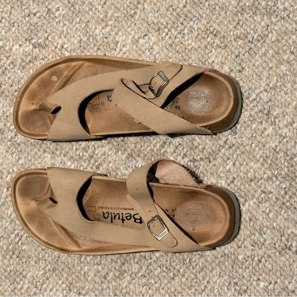 Women’s Birkenstock Betula tan Leather Sandals 39 - Picture 2 of 6